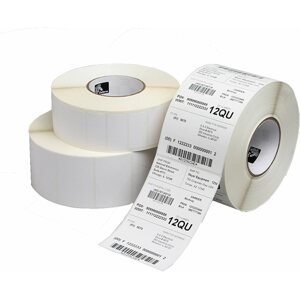 Papírcímke Zebra / Motorola ragasztó címkék hőátviteli nyomtatáshoz 51mm x 25mm
