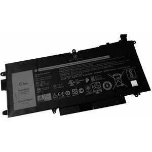 Laptop akkumulátor Dell 60 Wh 4-cellás/HR Li-ion akkumulátor a Latitude 5289, 7389, 7390 2 az 1-ben készülékekhez