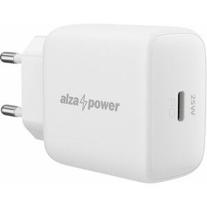 Hálózati adapter AlzaPower A125 Fast Charge 25W fehér