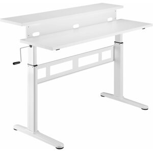 Állítható magasságú asztal AlzaErgo Table ET3.1 fehér