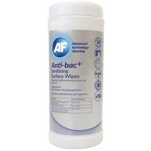 Tisztítókendő AF Anti Bac - Antibakteriális tisztító kendők, 50 db