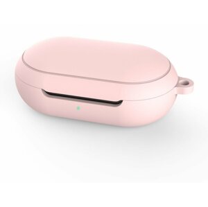 Fülhallgató tok AlzaGuard Premium Silicone Case Samsung Galaxy Buds / Buds+ számára rózsaszín