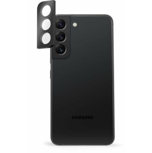 Kamera védő fólia AlzaGuard Lens Protector a Samsung Galaxy S22 / S22+ készülékhez - fekete