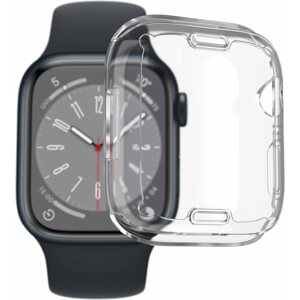 Okosóra tok AlzaGuard Crystal Clear TPU FullCase 45 mm-es Apple Watchhoz