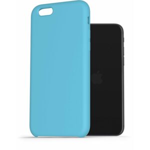 Telefon tok AlzaGuard Premium Liquid Silicone Case iPhone 7 / 8 / SE 2020 / SE 2022 kék tok