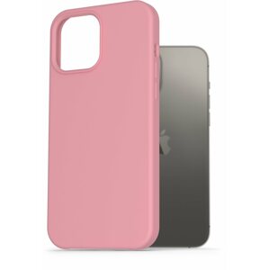 Telefon tok AlzaGuard Premium Liquid Silicone Case iPhone 13 Pro Max rózsaszín tok