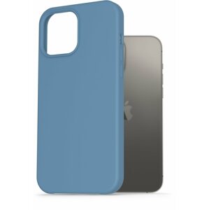 Telefon tok AlzaGuard Premium Liquid Silicone Case iPhone 13 Pro Max kék tok