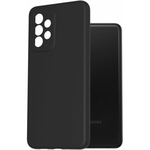 Telefon tok AlzaGuard Premium Liquid Silicone Case a Samsung Galaxy A33 5G készülékhez - fekete