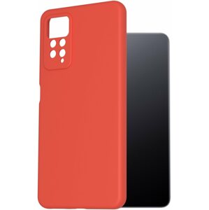 Telefon tok AlzaGuard Premium Liquid Silicone Case a Xiaomi Redmi Note 11 Pro készülékhez - piros