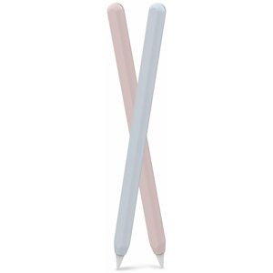 Érintőceruza tartozék AhaStyle tokok Apple Pencil 2 érintőceruzákhoz, rózsaszín és kék