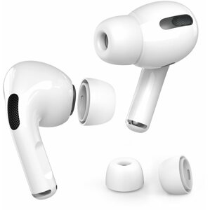 Fejhallgató fülpárna Ahastyle Szilikon Earhooks az AirPods Pro fülhallgatóhoz white 3 db
