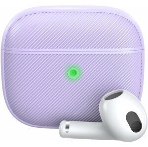 Fülhallgató tok Ahastyle szilikon tok AirPods 3  készülékhez, Purple