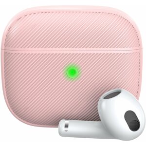 Fülhallgató tok Ahastyle szilikon tok AirPods 3 készülékhez, Pink