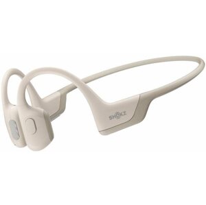 Vezeték nélküli fül-/fejhallgató Shokz OpenRun PRO mini Bluetooth fülhallgató, csontrezgéses, bézs színben