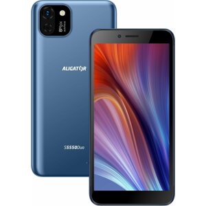 Mobiltelefon Aligator S5550 Duo 16 GB kék