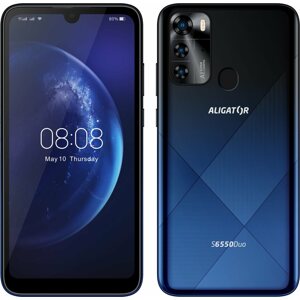 Mobiltelefon Aligator S6550 Duo 3 GB/128 GB kék