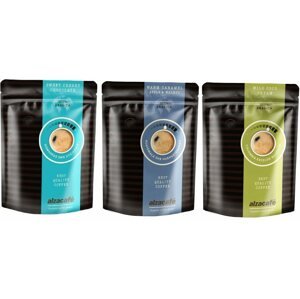 Kávé AlzaCafé Bundle filteres kávéfőzőhöz, szemes, 250g; 3x