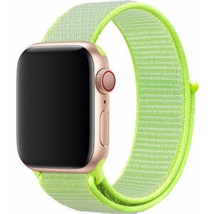 Szíj Eternico Airy Apple Watch 42mm / 44mm / 45mm  Satin Green and Green edge