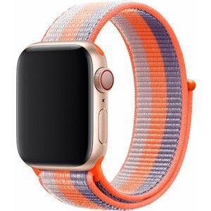 Szíj Eternico Airy Apple Watch 42mm / 44mm / 45mm  Sky Blue with Orange stripe