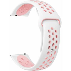 Szíj Eternico Sporty Universal Quick Release 20mm Pure Pink and White