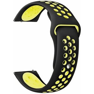 Szíj Eternico Sporty Universal Quick Release 20mm Vibrant Yellow and Black