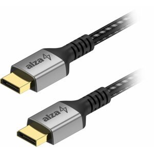 Videokábel AlzaPower Alucore DisplayPort (M) - DisplayPort (M) összekötő 8k 2 m fekete