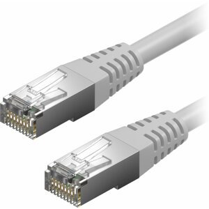 Hálózati kábel AlzaPower Patch CAT5E FTP 0,5 m szürke