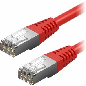 Hálózati kábel AlzaPower Patch CAT5E FTP 1 m piros