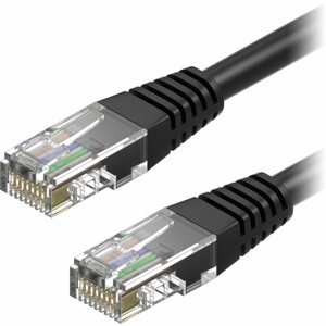 Hálózati kábel AlzaPower Patch CAT5E UTP 1m fekete