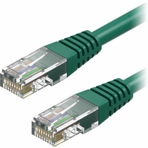 Hálózati kábel AlzaPower Patch CAT5E UTP 3m zöld