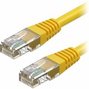 Hálózati kábel AlzaPower Patch CAT5E UTP 1 m sárga