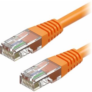 Hálózati kábel AlzaPower Patch CAT5E UTP 1 m narancssárga