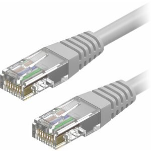 Hálózati kábel AlzaPower Patch CAT5E UTP crossed 0.5m szürke
