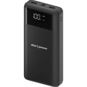 Power bank AlzaPower Parade 30000 mAh Power Delivery (18 W) fekete