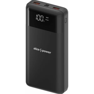 Power bank AlzaPower Parade 30000 mAh Power Delivery (60 W) fekete