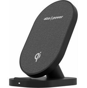Vezeték nélküli töltő AlzaPower WC110 Wireless Fast Charger fekete