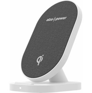 Vezeték nélküli töltő AlzaPower WC110 Wireless Fast Charger fehér