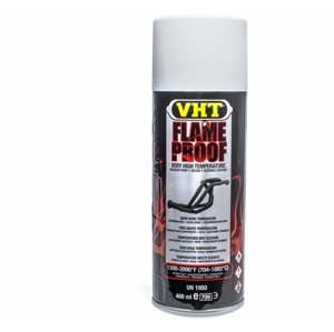 Festékspray VHT Flameproof, hőálló festék, fehér matt, 1093 °C-ig