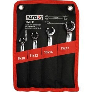 Szett YATO Fékcsőkulcs készlet 4 db 8-17 mm félig nyitott