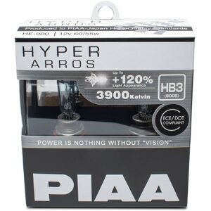 Autóizzó PIAA Hyper Arros 3900K HB3 + 120%-kal több fény, 2 db