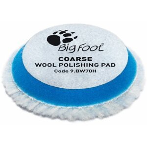 Lešticí kotouč RUPES Blue Wool Polishing Pad COARSE - sada 4 ks