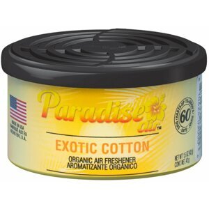 Autóillatosító Paradise Air Organic Air Freshener, Exotic Cotton illat
