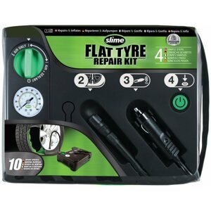 Defektjavító készlet Slime Flat Tyre Repair Kit automatikus gumiabroncsjavító készlet