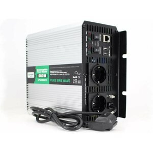 Feszültség-átalakító CARSPA UPS szinuszos 12/230V 600W