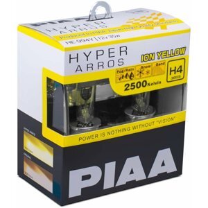 Autóizzó PIAA Hyper Arros Ion Yellow 2500K H4 - meleg sárga fény 2500K extrém körülmények közötti használatra