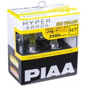 Autóizzó PIAA Hyper Arros Ion Yellow 2500KK H7 - meleg sárga fény 2500K extrém körülmények közötti használatra
