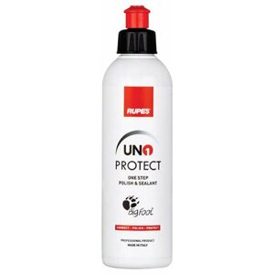 Polírozó paszta RUPES UNO PROTECT, 250 ml - "All-in-One" professzionális polírozó paszta korrekcióhoz, fényesítéshez