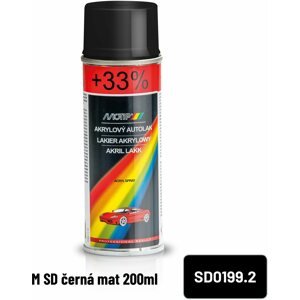 Festékspray MOTIP M M SD matt fekete 200 ml