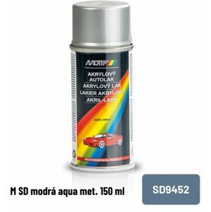 Festékspray MOTIP M SD aqua met. 150 ml