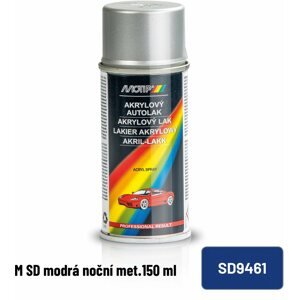 Festékspray MOTIP M SD éjkék met.150 ml